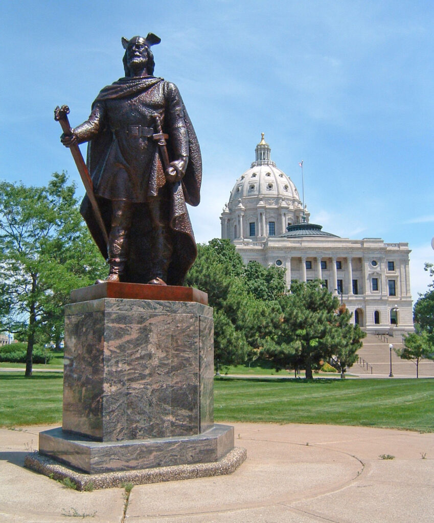 Viking at MN Capitol 849x1024 - Food for Thought: Political-Religious Strife from the Vikings to Jan. 6