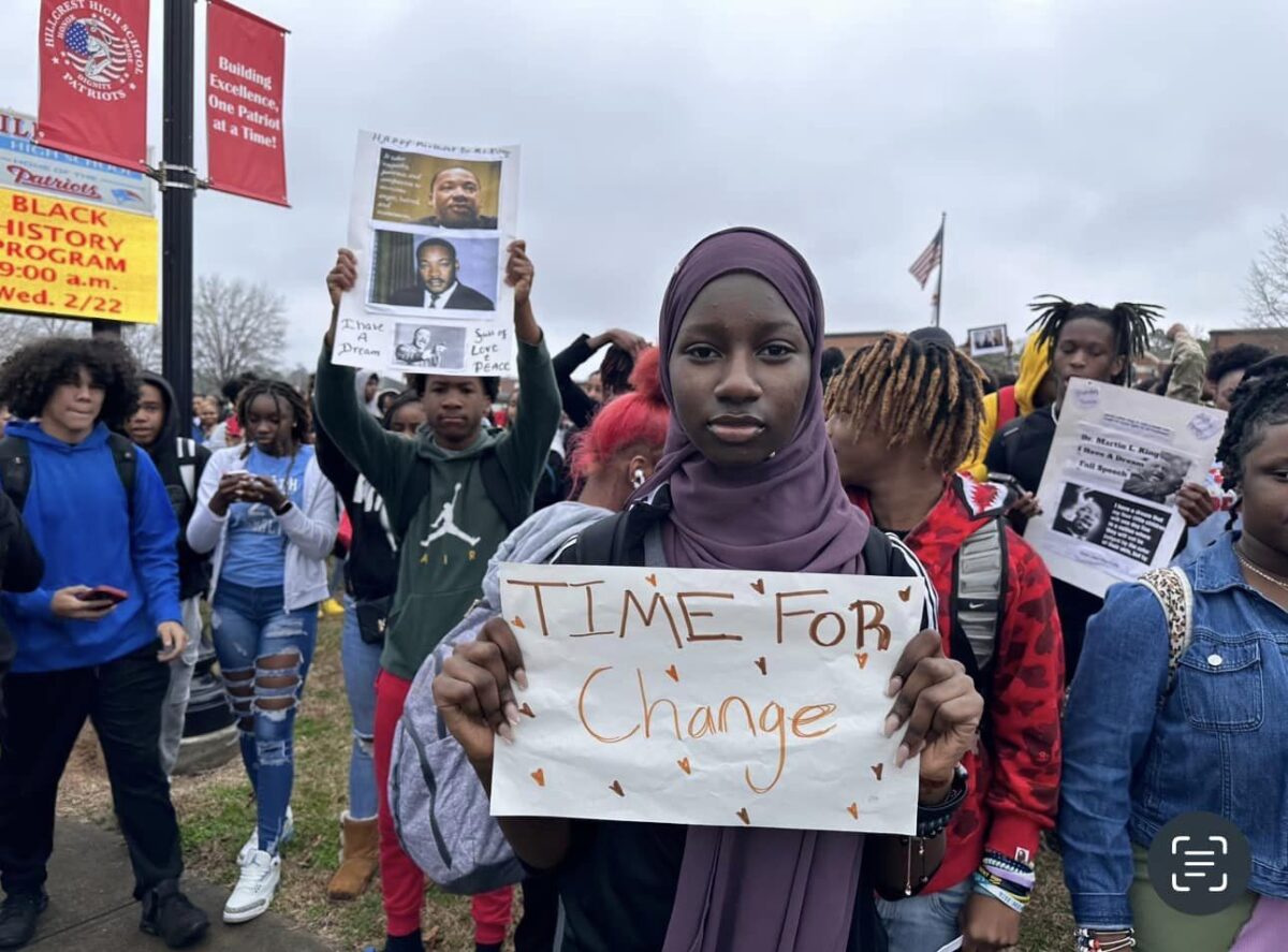 330161883 560912692644533 8573015326517434595 n 1200x887 - Former U.S. Senator Doug Jones of Alabama Stands With Black Students Protesting Racism in a Tuscaloosa High School