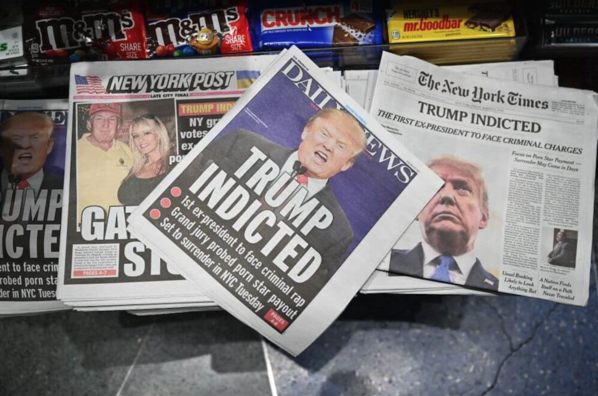 Trump Indicted headlines 1200x796 - A Majority of Registered American Voters Approve of the Indictment of Trump