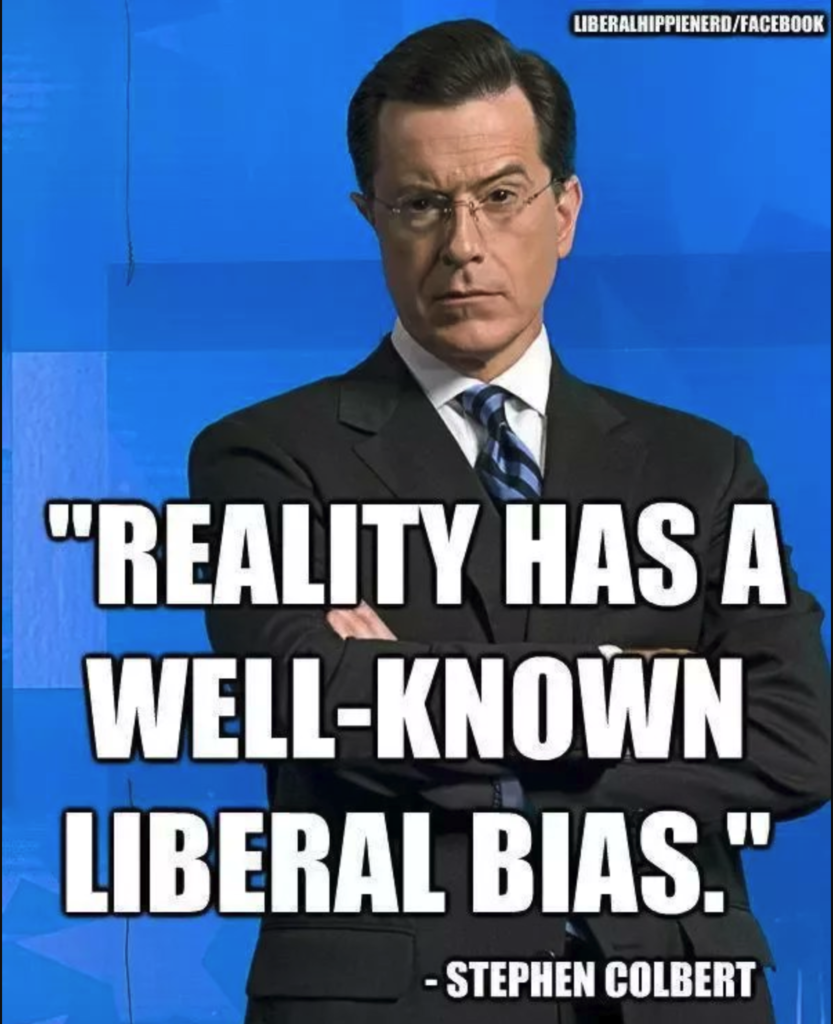 reality liberal bias23 833x1024 - Newton's Laws Work: Except in the House of Representatives