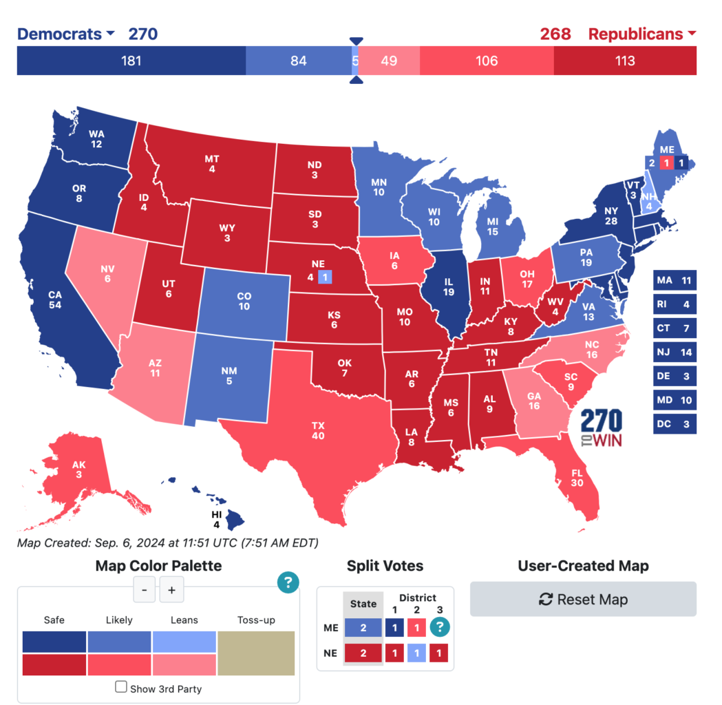 Two Months to Go Until Nov. 5: Will American Democracy Survive? 270 electoral votes.jpg 1049x1024 - Two Months to Go Until Nov. 5: Will American Democracy Survive?