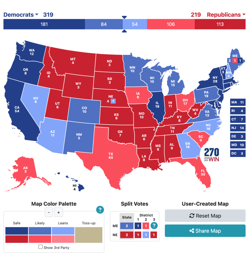 Two Months to Go Until Nov. 5: Will American Democracy Survive? 319 electoral votes.jpg 1011x1024 - Two Months to Go Until Nov. 5: Will American Democracy Survive?