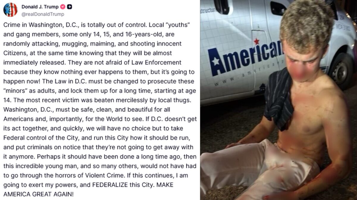 EdwardCoristine BigBalls beatup 1200x675 - Democratic Leadership Responds to Trump Threat to Orchestrate a Federal Takeover of Washington, D.C.