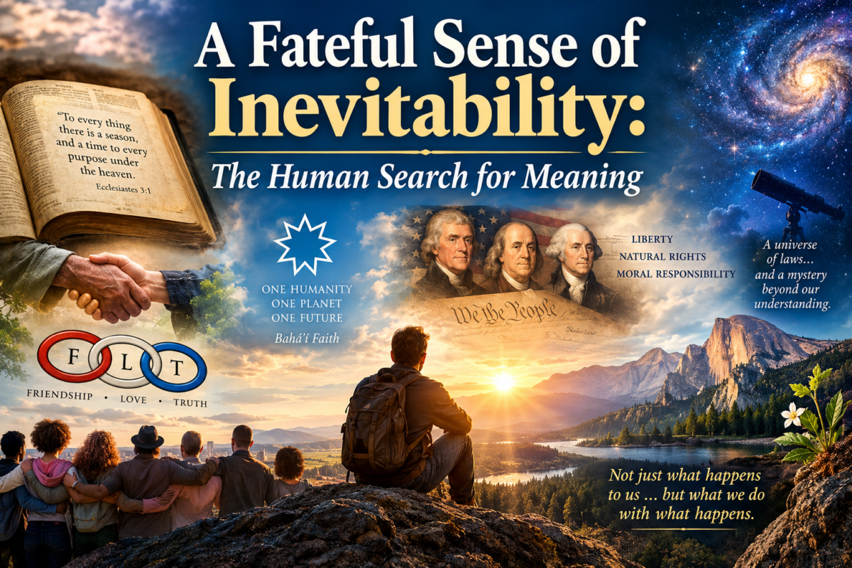 Inevitability 1200x800 - A Fateful Sense of Inevitability: The Human Search for Meaning